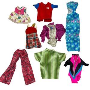 Vintage Barbie Clothes Lot 8pc 90s 00s Doll Outfits Mixed Bundle